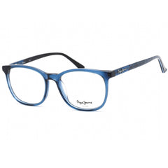 Pepe Jeans Unisex Eyeglasses - Clear Lens Blue Square Plastic Frame | PJ4048 BLUE