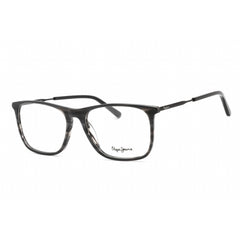 Pepe Jeans Unisex Eyeglasses - Full Rim Grey Horn Plastic Rectangular | PJ3463 C1