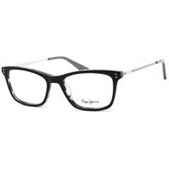 Pepe Jeans Women's Eyeglasses - Clear Demo Lens Black Rectangular Frame | PJ3407 C1
