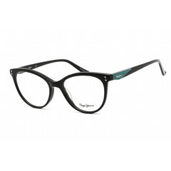 Pepe Jeans Women's Eyeglasses - Clear Lens Black Plastic Cat Eye Frame | PJ3398 C1