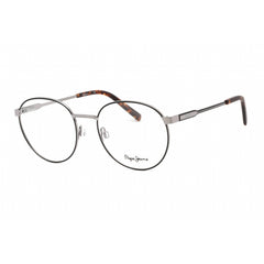 Pepe Jeans Women's Eyeglasses - Full Rim Grey Black Metal Oval Frame | PJ1396 C2