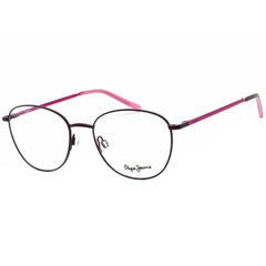 Pepe Jeans Women's Eyeglasses - Purple Oval Full-Rim Metal Frame | PJ1303 C#