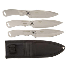 Perfect Point Throwing Knife Set - Stainless Steel with Nylon Sheath 8 inch | RC-179-3