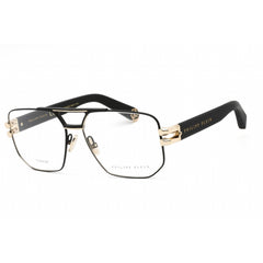 Philipp Plein Men's Eyeglasses - Rose Gold with Semi Matt Black Frame | VPP022M 0302