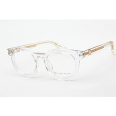 Philipp Plein Men's Eyeglasses - Shiny Crystal Oval Full-Rim Frame | VPP024V 0880