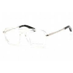 Philipp Plein Men's Eyeglasses - Shiny Crystal Pilot Plastic Frame | VPP018M 0880