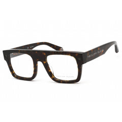 Philipp Plein Men's Eyeglasses - Shiny Dark Havana Square Plastic Frame | VPP056W 0722