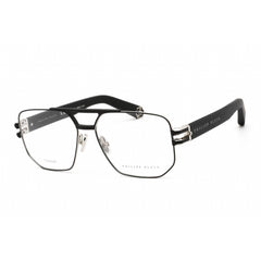Philipp Plein Men's Eyeglasses - Shiny Palladium with Colored Parts | VPP022M 0523