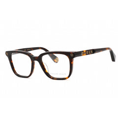 Philipp Plein Women's Eyeglasses - Full Rim Shiny Dark Havana Frame | VPP015M 0722