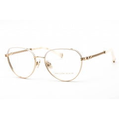 Philipp Plein Women's Eyeglasses - Rose Gold Metal Rectangular Frame | VPP035S 0H32