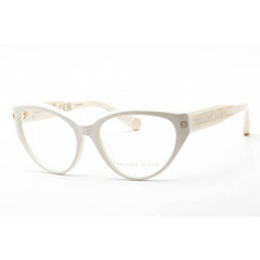 Philipp Plein Women's Eyeglasses - Shiny Cream Plastic Cat Eye Frame | VPP052M 03GF