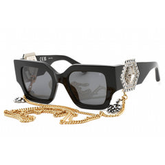 Philipp Plein Women's Sunglasses - Black Plastic Cat Eye Shape Frame | SPP103S 0700