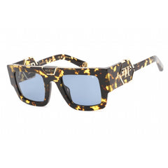 Philipp Plein Women's Sunglasses - Full Rim Brown Havana Rectangular | SPP092M 0781