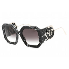 Philipp Plein Women's Sunglasses - Patterned Black Plastic Butterfly | SPP067 0721