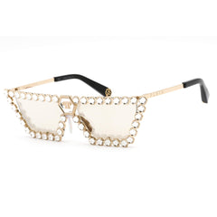 Philipp Plein Women's Sunglasses - Total Shiny Rose Gold/Black Frame | SPP030S 300X