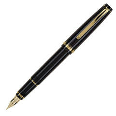 Pilot Fountain Pen - Falcon Black Resin with Gold Trim