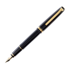 Pilot Fountain Pen - Falcon, Black with Gold Accents