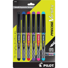 Pilot Fountain Pen - Precise Varsity Assorted Everyday Medium, Pack of 6 | 17055