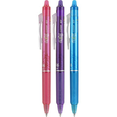 Pilot Gel Pen - Frixion Clicker Retractable Navy Blue Erasable, Pack of 3 | 31469