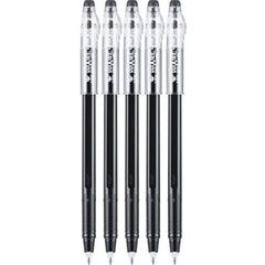 Pilot Gel Pen - Frixion ColorSticks Black Erasable Retractable, Pack of 5 | 32441