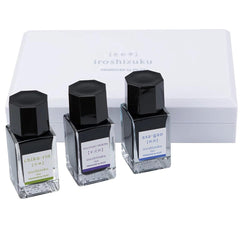 Pilot Ink Bottle - Iroshizuku Fountain Pen Mini Spring, Set of 3, 15 ml | 69228