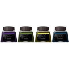 Pilot Ink Bottles - Iroshizuku Dye-Based Fountain Pen, Set of 4, Midnight | 18431