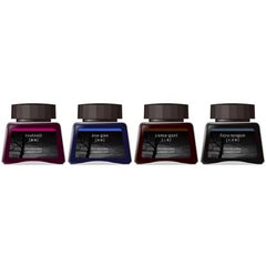 Pilot Ink Bottles - Iroshizuku Dye-Based Fountain Pen, Set of 4, Waning Moon | 18435