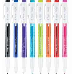 Pilot Marker Pen - Frixion Fineliner 0.6 mm Fine Assorted Erasable, Pack of 8 | 12484