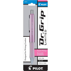 Pilot Rolling Ball Pen - Dr. Grip Limited Black Ink Mauve Barrel Fine Point | 36273
