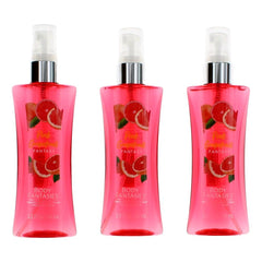 Pink Grapefruit by Parfums De Coeur, 3.2 oz Fragrance Body Spray for Women, 3 Pack