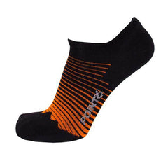 Point6 Socks - Active Life Peak Black/Orange Ultra Light No-Show | 1776-290