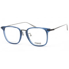 Polaroid Core Men's Eyeglasses - Clear Demo Lens Blue Grey Frame | PLD D384G 0XW0 00
