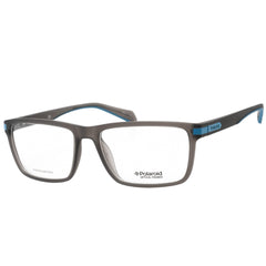 Polaroid Core Men's Eyeglasses - Clear Lens Matte Gray Frame | Pld D 354 0RIW 00