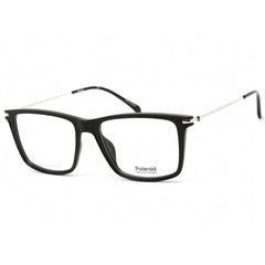 Polaroid Core Unisex Eyeglasses - Clear Lens Black Square Frame | PLD D414 0807 00