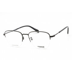 Polaroid Core Unisex Eyeglasses - Half Rim Dark Ruthenium Frame | PLD D386/G 0KJ1 00