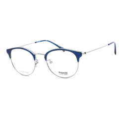 Polaroid Core Unisex Sunglasses - Full Rim Blue/Silver Frame | PLD D404/G 0PJP 00