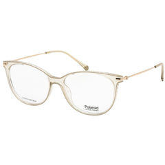 Polaroid Core Women's Eyeglasses - Clear Lens Beige Oval Frame | PLD D415 010A 00