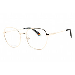 Polaroid Core Women's Eyeglasses - Gold Metal Rectangular Frame | PLD D450 0J5G 00