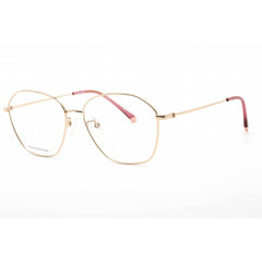 Polaroid Core Women's Eyeglasses - Gold Pink Plastic Rectangular | PLD D425/G 0EYR 00
