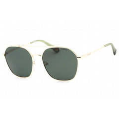 Polaroid Core Women's Sunglasses - Full Rim Gold Metal Aviator | PLD 6172/S 0J5G UC