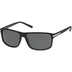 Polaroid Men's Sunglasses - Shiny Black Plastic Rectangular Frame | PLD 2019/S 0D28