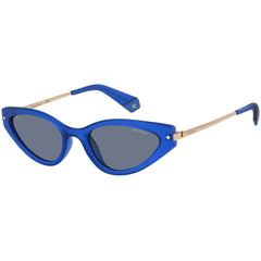 Polaroid Women's Sunglasses - Blue and Gold Frame | POLAROID PLD 4074/S/LI 0UJY/C3