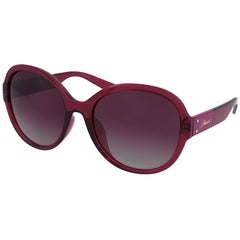 Polaroid Women's Sunglasses - Burgundy Gradient Lens | POLAROID PLD 4073/F/S 0LHF/JR