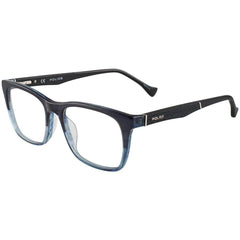 Police Men's Eyeglasses - Close Up 6 Blue Crystal Frame | VPL056-0G32-52-18-140