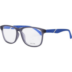 Police Men's Eyeglasses - Rubber Milk Grey Rectangular Frame | POLICE VPL388 09U5