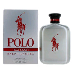 Polo Red Rush by Ralph Lauren, 4.2 oz Eau De Toilette Spray for Men