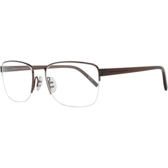 Porsche Unisex Eyeglasses - Brown Metal Square Frame Demo Lens | PORSCHE P8357 D