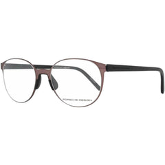 Porsche Unisex Eyeglasses - Burgundy Metal Cat Eye Frame Demo Lens | PORSCHE P8312 F