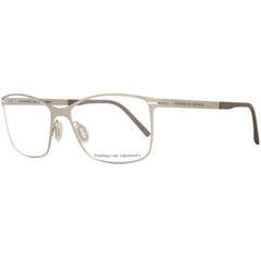Porsche Women's Eyeglasses - Lite Gold Metal Rectangular Frame | PORSCHE P8262 C