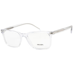 Prada Men' Eyeglasses - Crystal Plastic Frame Clear Demo Lens | 0PR 14WV 2AZ1O1